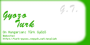 gyozo turk business card